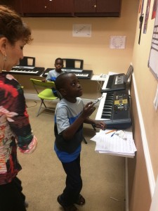 Piano class at Inna's Hall of Fame