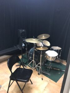Drums practice room